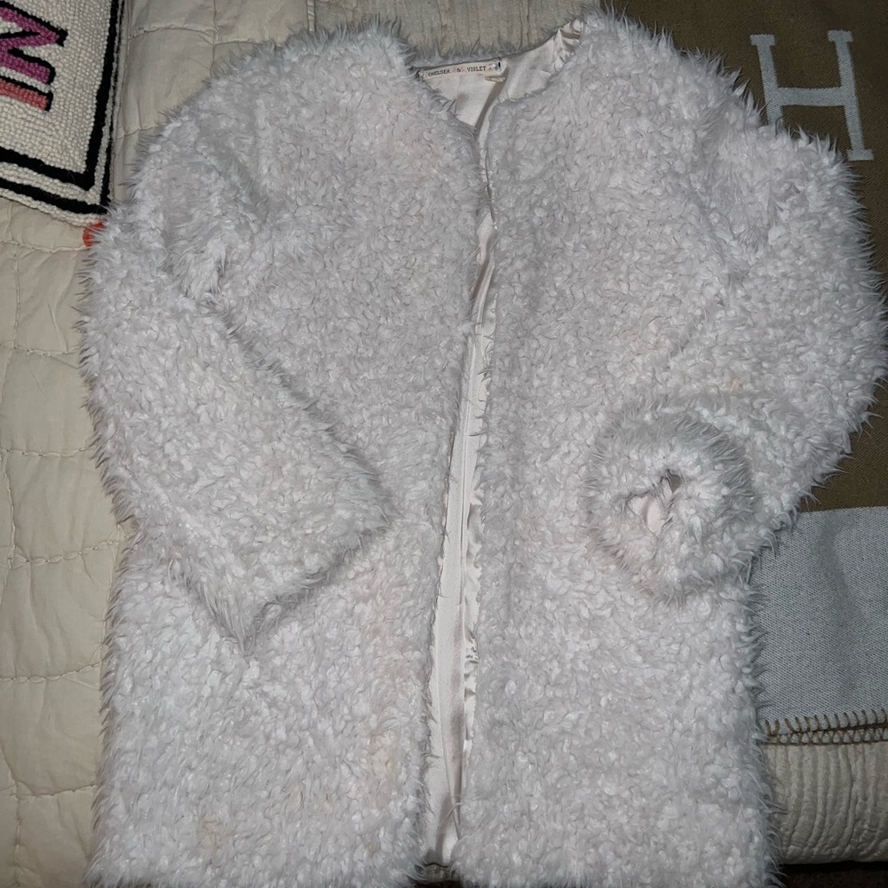 Chelsea & Violet Pile Faux Fur Coat